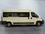 a white van that is parked in a room