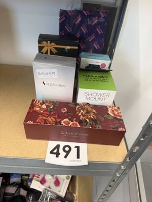 a lot of boxes on a shelf with a price tag