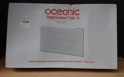 Radiateur Inertie Sèche OCEANIC 1500W - Double Cœur Céramiqu…
