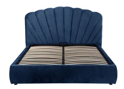 55 / Lit coffre 160 x 200 design avec tête de lit éven…