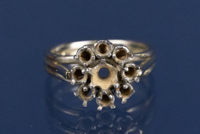 une image représentant une bague en argent ornée de têtes de mort