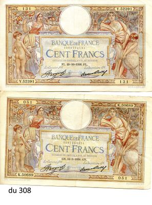 France. 100 Francs Merson (F. 24/15 x25).