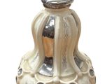 a white vase with a silver lid on a white background