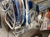 a picture of a machine that is sitting in a garage