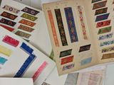 a lot of different designs on the pages of a book