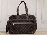 Sac à main Louis Vuitton en toile Monogram marron et cuir