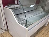 a refrigerated refrigerated display case in a kitchen