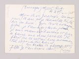 handwriting on a piece of paper with a picture of a cat