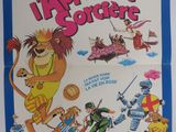a movie poster for the adventures of the emperor and the sorcerer