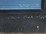 an image of a painting of a boat in the water