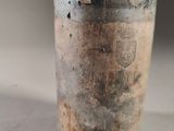 a vase that has a hole in the top of it