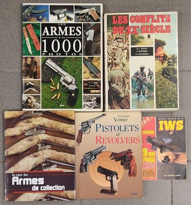 Un ensemble de 4 ouvrages sur les armes à feu : armes de col…