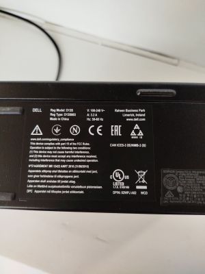 a laptop battery that is sitting on top of a table