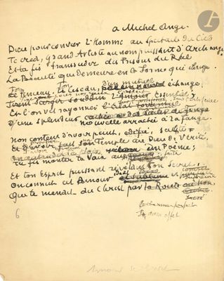 a handwritten letter written in black ink on a piece of paper