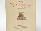 an old book with a picture of a castle on top of it