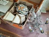 a box full of items that are sitting on the floor
