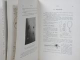 a book open to a page with drawings on it