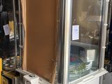a machine that is sitting inside of a building