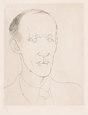 Louis Marcoussis (1883-1941) Marcel Jouhandeau. 1933. Eau-fo…