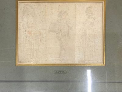 a picture of a map on display in a glass case