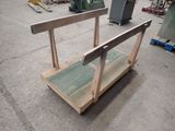 a piece of wood that is sitting on a pallet