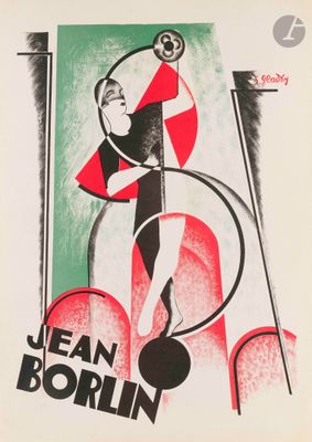 Serge Gladky (1880-c. 1930) Jean Borlin.