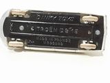 an image of a close up of a black and white device