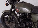 a motorcycle that is parked in a garage
