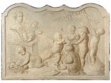 an image of a relief of a group of cherensils