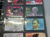 a lot of different credit cards in a binder