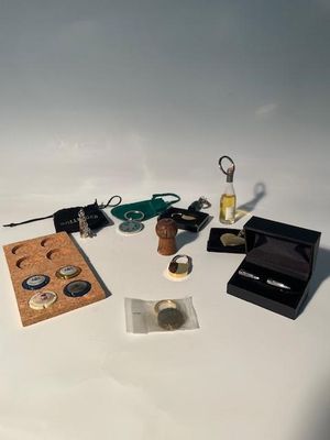 a lot of items that are sitting on a table