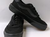 vans old skooler black sneakers on a white background
