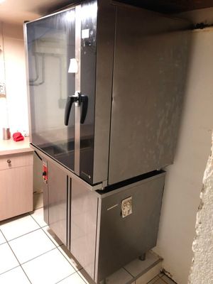 Etuve Alphatec en inox à 2 portes et four ventilé Garbin (po… - Photo 1