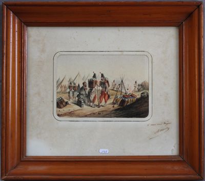 une vieille photo représentant un tableau où l'on voit un groupe de personnes sur un bateau