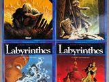 four children ' s book covers of labyrinthnites, labyrinthnites, labyrinthnites and labyrinthnites