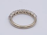 an 18k gold and diamond ring