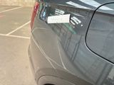 a sticker on the back of a car that says, wait
