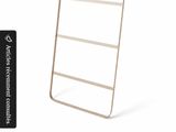 an image of a picture of a towel rack with a towel on it
