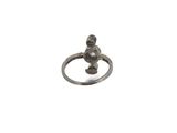 an image of a silver ring with a bird on top of it