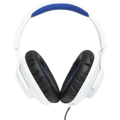 10024-396 / Casque Gaming filaire JBL Quantum 100P Blanc pour PS5 PS4 