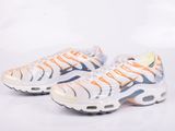 nike air max plus white / blue - orange