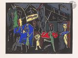 an image of a painting of a group of people in a room
