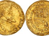 an image of a gold coin with a crown on it