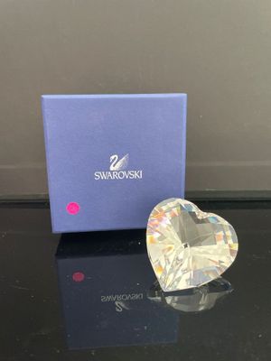 Swarovski : décoration en forme de cœur en cristal Swarovski
