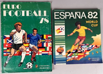 PANINI Euro football 78 et Espana 82 world cup