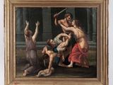 an image of a painting of a group of people in a room