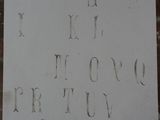 a piece of paper with writing on it sitting on a table