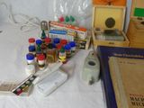 a table with a bunch of different items on it