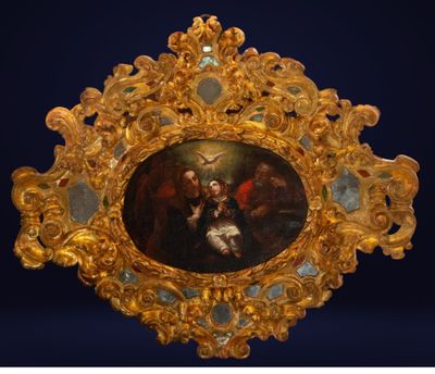 Vierge, saint Joachim, sainte Anne et Saint-Esprit, XVIIe si…