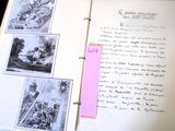 un livre ouvert avec des photos de personnes